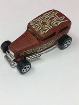 HOT WHEELS 2001 MIDNIGHT OTTO BROWN WITH FLAMES Maylasia Loose - $10.84