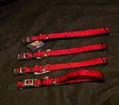 x4 Spiderman buckle collar lot see pictures - £15.61 GBP