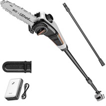 Litheli U20 Pole Saw For Tree Trimming, 8&#39;&#39; Electric Cordless Saws, Trimmer - $95.99