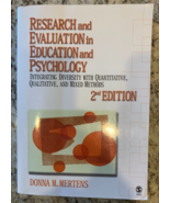 RESEARCH and EVALUATION in EDUCATION and PSYCHOLOGY, Mertens, 2d.Ed. 200... - $459.96 MXN