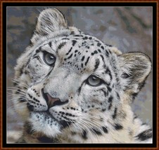 Fierce Creatures - Snow Leopard ~~ counted cross stitch pattern PDF - £12.74 GBP