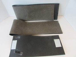 Dept 56 Used Cobblestone Roadbed Sidewalks Rubberized 2 Strips 24&quot; x 4.7... - $3.75
