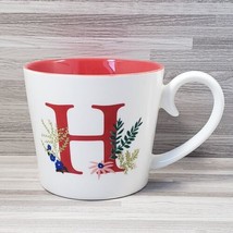 Opalhouse Letter H Initial Monogram 14 oz. Stoneware Coffee Mug Cup - $15.27