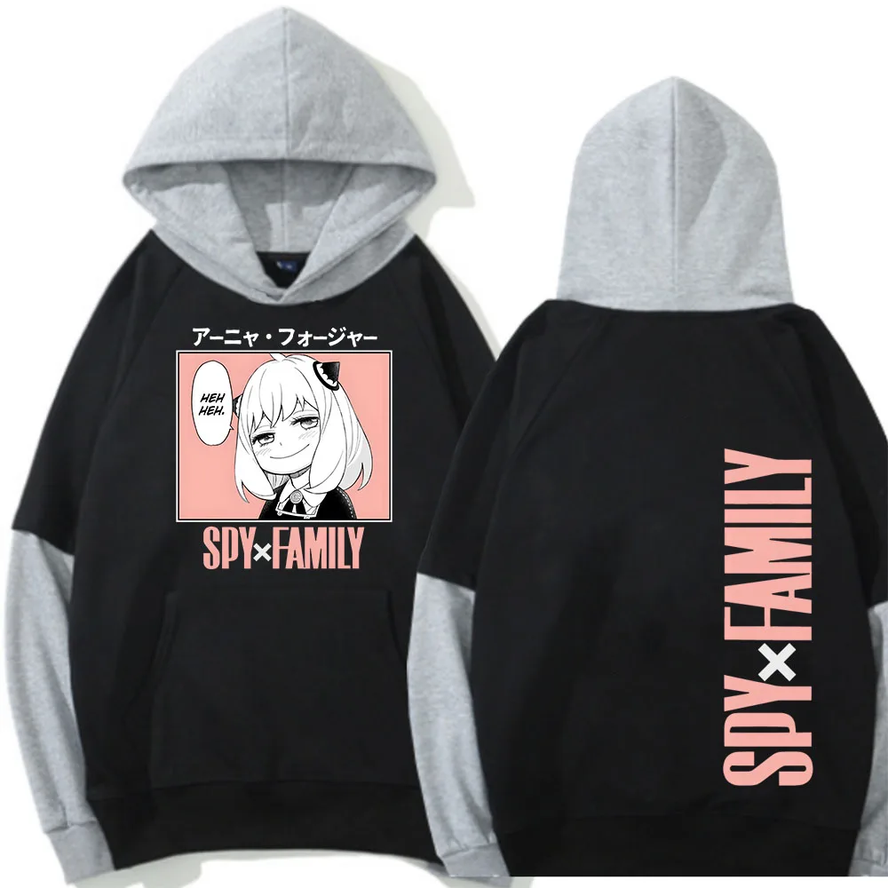 Anya Smug SPY x FAMILY Hoodie  Printing work s Harajuku Streetwear Tops ... - £104.38 GBP