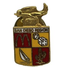 McDonald’s San Diego California Restaurant Employee Crew Enamel Lapel Ha... - $9.95