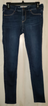 EXCELLENT WOMENS HOLLISTER DISTRESSED DENIM SKINNY JEANS SIZE 3R  W 26 L 29 - £19.67 GBP
