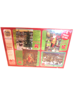 Cobble Hill 4 in 1 Holiday Collection Christmas Puzzles 500 &amp; 1000 Pcs LotP - £14.67 GBP