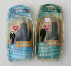 2 Lot New Cellular Innovations PCP-LG-VX8500 Mobile Phone Car Charger – See Desc - £9.59 GBP