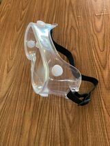 Lot of 6  Clear Safety Goggles-Over Glasses-Vented-Elastic Strap [e-05] - $17.50