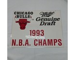 Chicago Bulls 1993 NBA Champs Miller Beer Laminated Bar Tavern Poster 14... - $33.67