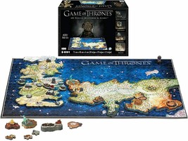 Game of Thrones Westeros &amp; Essos Map 3D Puzzle 4D Cityscapes 4D51005 - £42.88 GBP