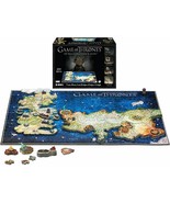 Game of Thrones Westeros &amp; Essos Map 3D Puzzle 4D Cityscapes 4D51005 - £42.84 GBP