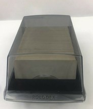 Vtg ROLODEX VIP 24C  Business/Address Closed Card File - 4&quot; x 2 1/4&quot; Bla... - £15.72 GBP