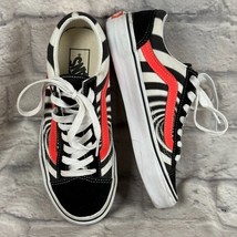 Vans Style 36 Old Skool Swirl Shoes Mens 5 Womens 6.5 Fiery Coral Sneakers - $41.56