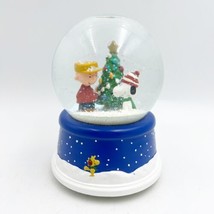Hallmark Peanuts Christmas 50th Anniversary Musical Snow Globe Katrina B... - £31.37 GBP