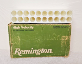 Vintage Remington High Velocity 7MM Mauser Kleanbore Empty Ammo Box w/In... - £158.27 GBP