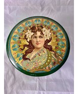 Art Nouveau Collar &amp; Cuff Box Wallpaper Celluloid Antique Victorian - £116.74 GBP