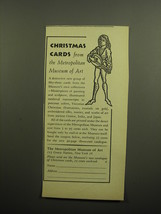 1960 Metropolitan Museum of Art Advertisement - Christmas Cards - $14.99