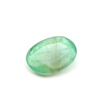 2.35Ct Natural Green Emerald (Panna) Oval Cut Gemstone - £21.59 GBP