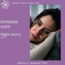 HYPNOSIS: Night Worry MP3; Sleep; Binaural Beats; Mental Health; Self Care; Self - £3.12 GBP