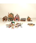 HO Scale Farm Animals Figures People Tractor Barn Boat Lot Diorama Set - $39.99