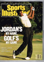 1989 Sports Illustrated August 14th Michael Jordan Golf NBA Bulls 8/14/89 - £19.49 GBP