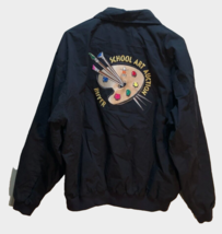 Houston Livestock Shows Rodeo Vintage Black School Art Auction Black Jacket M - $111.52