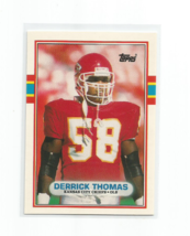 Derrick Thomas (Kansas City Chiefs) 1989 Topps Traded Rookie Card #90T - £3.98 GBP