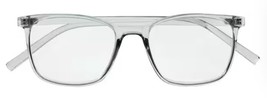 Magnifeye Rounded Square Clear Frame Reading Glasses, +2.0 Magnification - $14.95