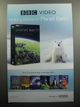 2007 BBC Video Advertisement - Nothing better on Planet Earth - £14.53 GBP