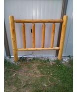 CLASSIC RUSTIC NATURAL CEDAR LOG HEADBOARD - Handcrafted In USA - FULL S... - €107,74 EUR