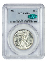 1939 50C PCGS/CAC MS64 - £180.50 GBP