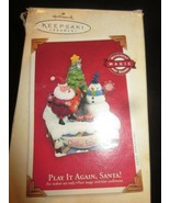 Hallmark Keepsake Ornament 2003 Play It Again, Santa! Movement Magic and... - £11.71 GBP