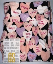 NEW LuLaRoe OS (2-10) Black Pink Purple Candy Hearts Valentines Day Legg... - £26.15 GBP