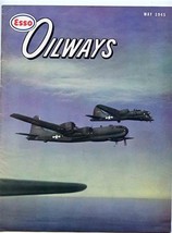 ESSO Oilways Magazine May 1945 Bombers Cover - £37.21 GBP