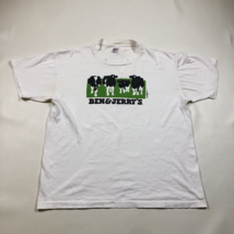 Vintage Ben &amp; Jerrys White Eupphoria T-Shirt Adult Size XL 90s Cherry Garcia - £46.92 GBP