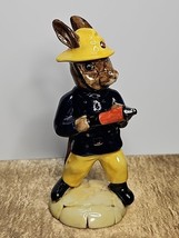 Royal Doulton Blue Fireman Bunnykins Figurine DB075 Vintage 1988 1st Ver... - $36.81