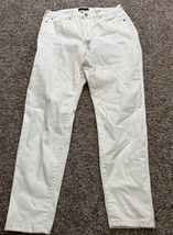 Banana Republic Womens Size 12 (Meas 31 X 28.5) Ivory Curvy Skinny Jeans - $13.10