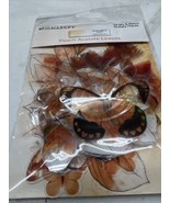 49 &amp; Market PeachColor Swatch Acetate Assortment 54 Pcs Leaves Butterflies - $169.57 MXN