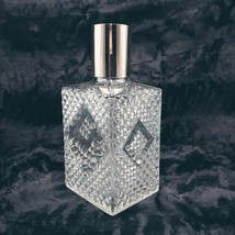 Vintage 1980s Old Charter Kentucky Bourbon Whiskey Clear Glass Diamond B... - $479.60 MXN