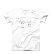 Pablo Picasso Touching Hands Line Sketch T-shirt - £22.29 GBP+