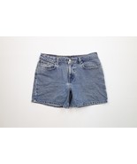 Vintage 90s Ralph Lauren Womens 8 Distressed Above Knee Denim Jean Short... - $44.50