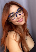 New LIU JO LJ 2621 LJ2621 434 Crystal Blue 52mm Rx Women&#39;s Eyeglasses Frame  - £104.23 GBP
