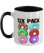 Funny Man Mugs Donut 6 Pack Black-2T-Mug  - £14.42 GBP
