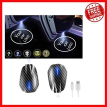 Wireless Car Door Lights with Infrared Sensor &amp; 6 Custom Logos – Univers... - $837.82 MXN