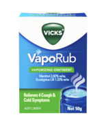 Vicks VapoRub Vaporizing Ointment 50g - $1,410.93 MXN