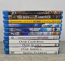 Travel &amp; Educational Blu-Ray DVD Lot of 11 - Leopard, Air Show, Over America - $29.02