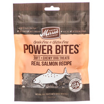 Merrick Power Bites Dog Treats Real Salmon Recipe 6 oz Merrick Power Bites Dog T - £15.75 GBP
