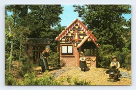 Hansel and Gretel Dwarf Village Busch Gardens Tampa FL UNP Chrome Postcard P5 - £3.58 GBP