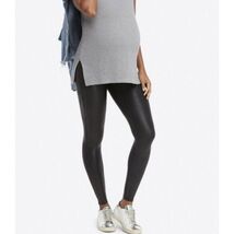 First Kick Maternity Womens Pants Faux Leather Leggings Black Small - $29.99 First Kick Maternity Womens Pants Faux Leather Leggings Black Small - $29.99